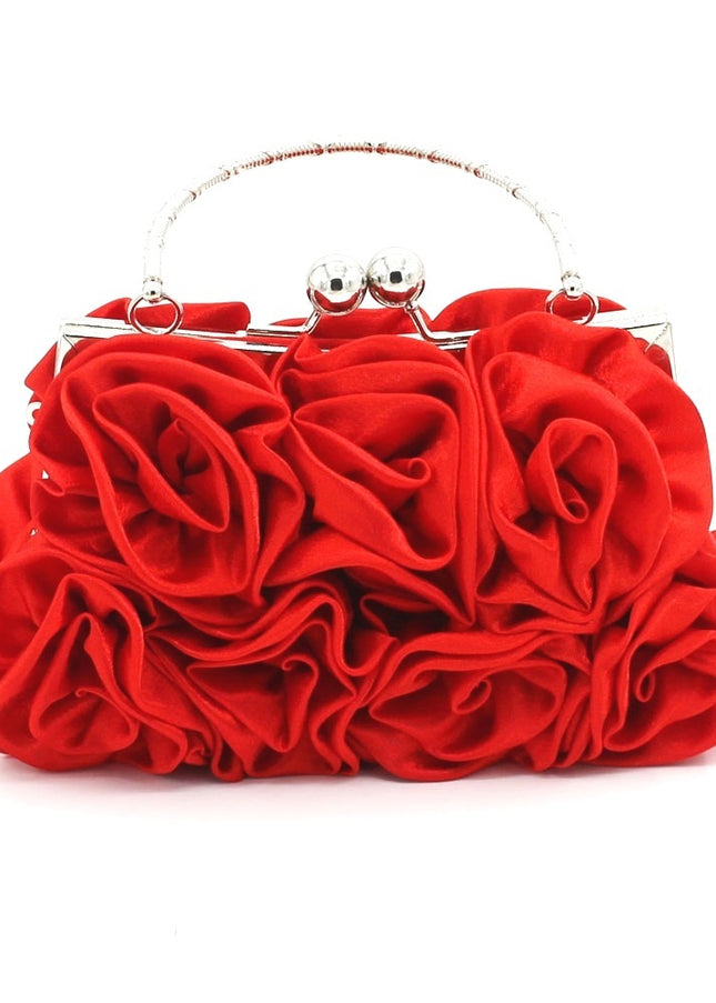 Luxury Demure Hand held rose bag dinner