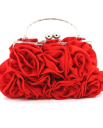 Luxury Demure Hand held rose bag dinner