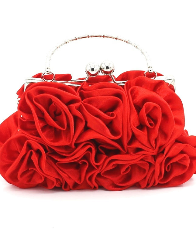 Luxury Demure Hand held rose bag dinner