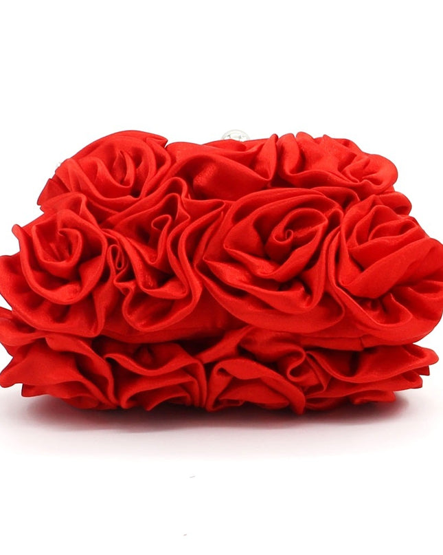 Luxury Demure Hand held rose bag dinner