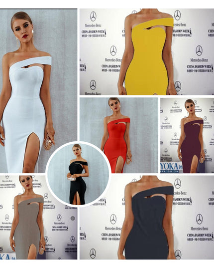 Jadore demure strapless dress