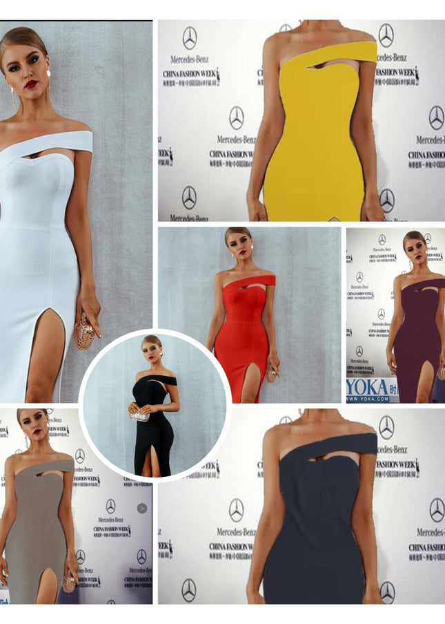 Jadore demure strapless dress