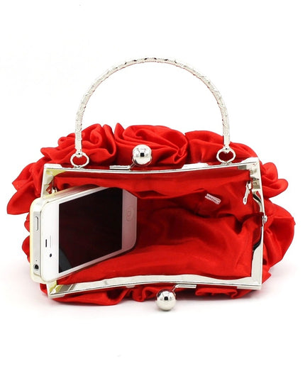 Luxury Demure Hand held rose bag dinner