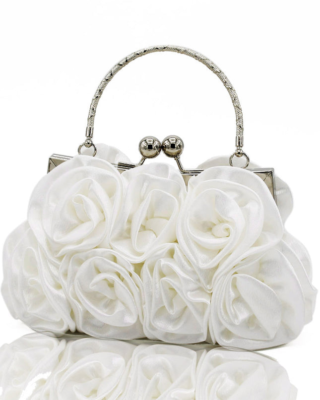 Luxury Demure Hand held rose bag dinner