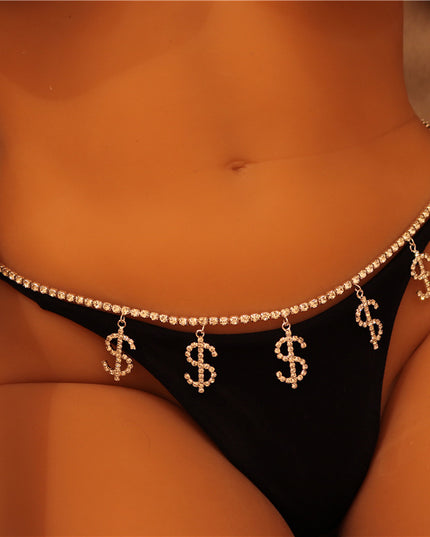 Demure belldoir Beach Charm Bikini Belly Chain Sexy Body Chain Jewelry