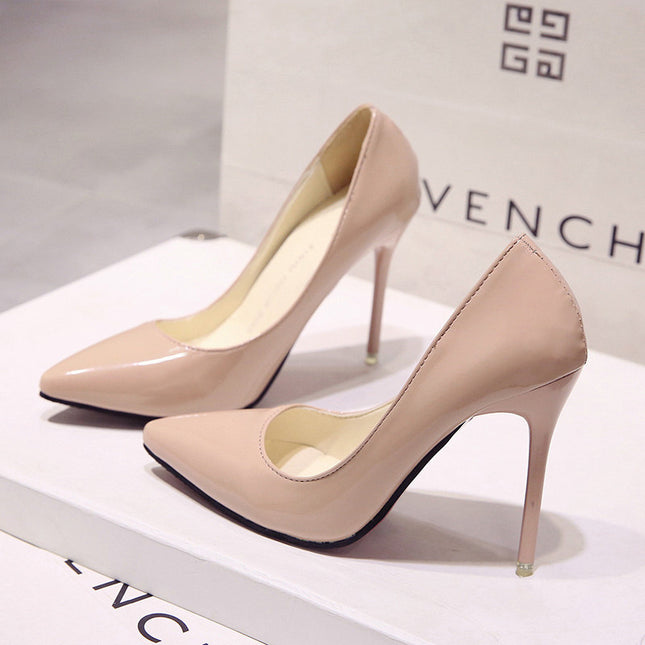 Demure Savage  nude high heels for women