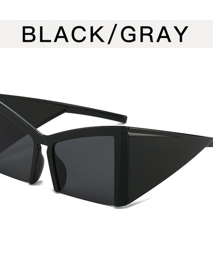 Demure Y2g Special-shaped Half-frame Niche Sunglasses