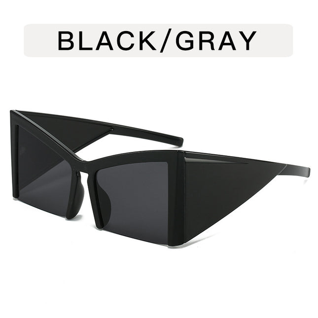 Demure Y2g Special-shaped Half-frame Niche Sunglasses