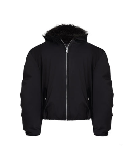 demure Fleece-lined Short Autumn , Waterproof Thickened Coat For Men