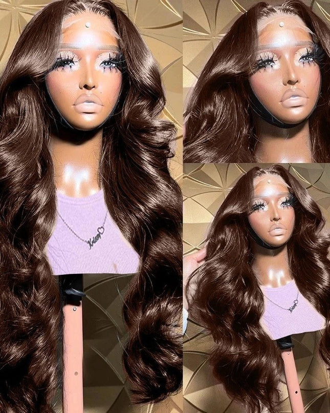 Fashionlu Dumere Front Lace Fashion Wavy Long Curly Hair Women's Wig