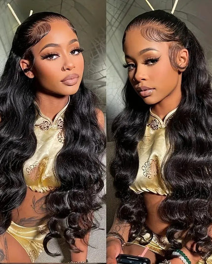 Fashionlu Dumere Front Lace Fashion Wavy Long Curly Hair Women's Wig