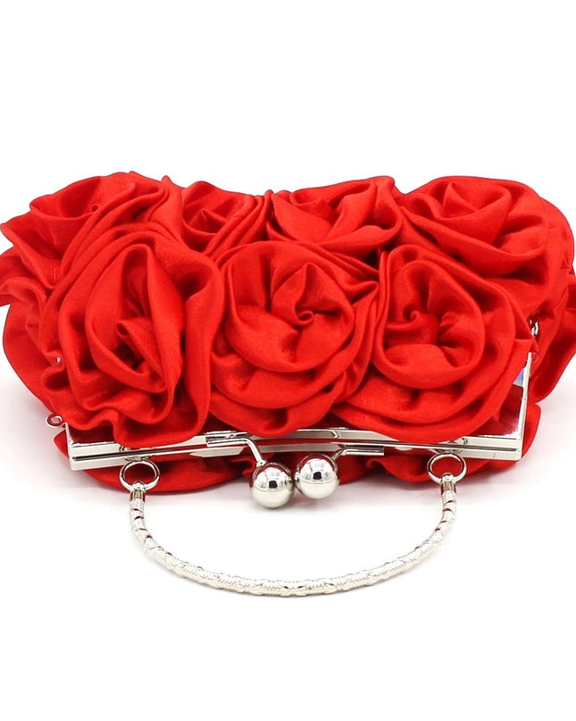 Luxury Demure Hand held rose bag dinner