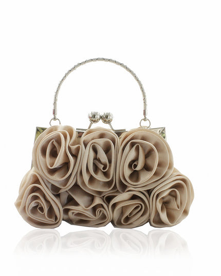 Luxury Demure Hand held rose bag dinner