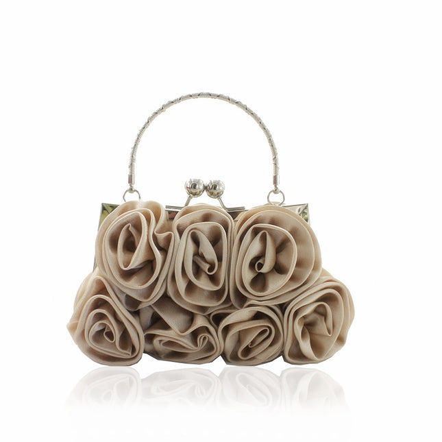 Luxury Demure Hand held rose bag dinner
