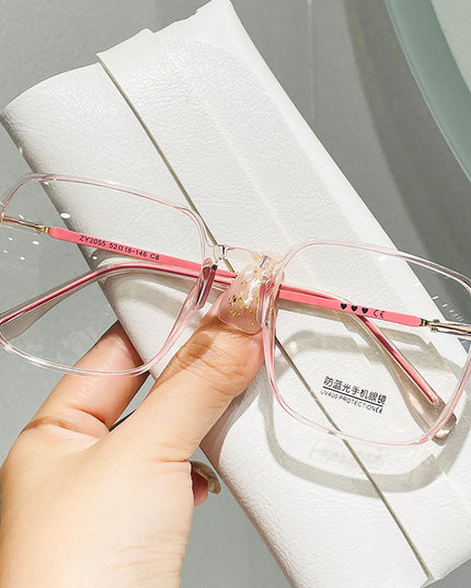 Demure Sin Style Plain Men And Women Myopia Glasses