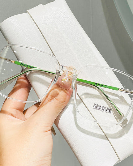 Demure Sin Style Plain Men And Women Myopia Glasses