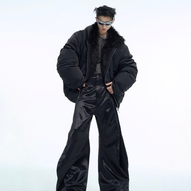 demure Fleece-lined Short Autumn , Waterproof Thickened Coat For Men