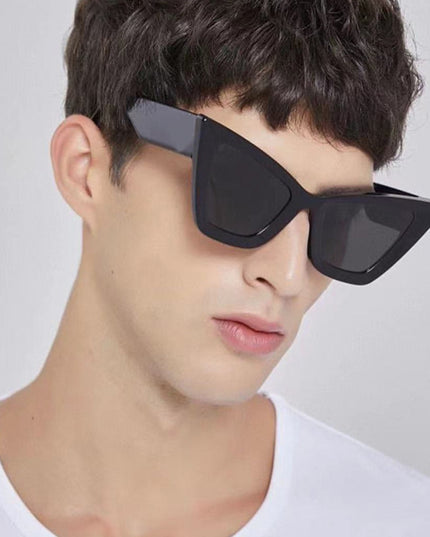 Demure Large Frame Cat Eye  Sunglasses