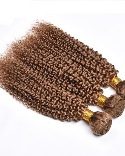 Fashionly demure kinky curly wave human hair