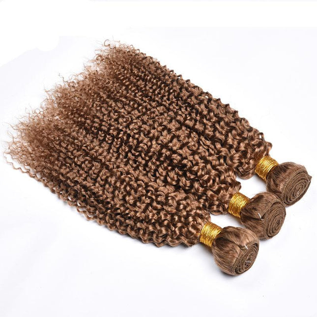 Fashionly demure kinky curly wave human hair
