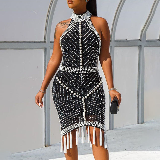 Jadore demure Tassel Dress