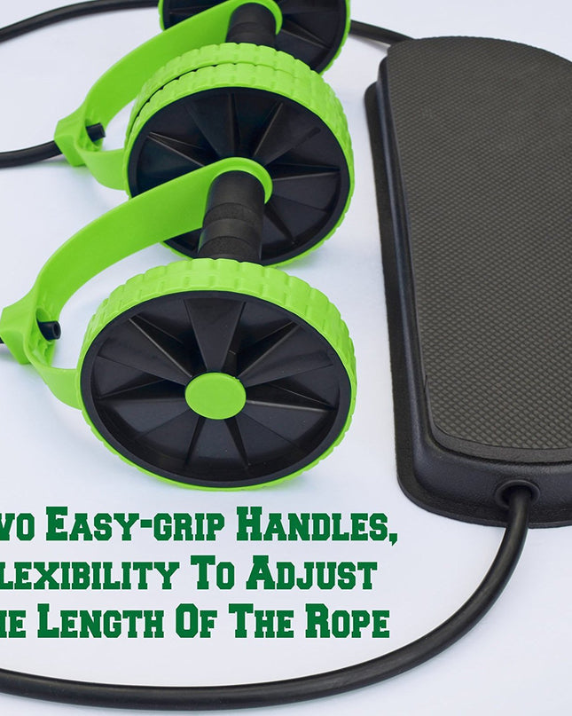 Demure Multi-function Puller Abdominal  Muscle Wheel  Fitness Roller