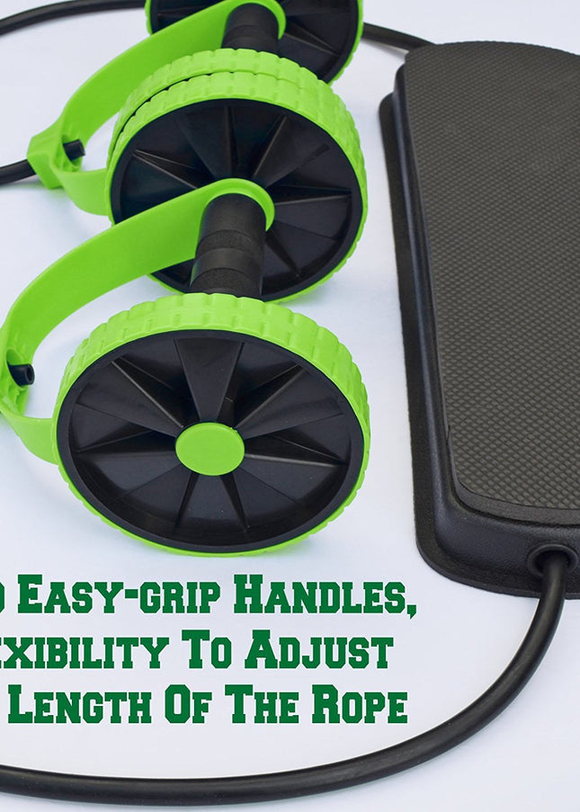 Demure Multi-function Puller Abdominal  Muscle Wheel  Fitness Roller