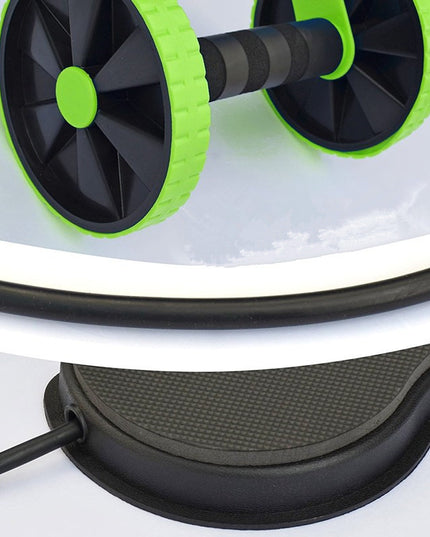 Demure Multi-function Puller Abdominal  Muscle Wheel  Fitness Roller