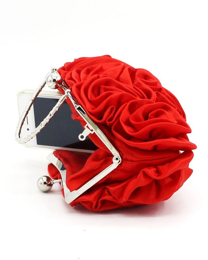 Luxury Demure Hand held rose bag dinner