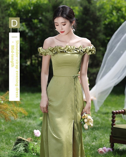 Jadore demure Green Bridesmaid Dress