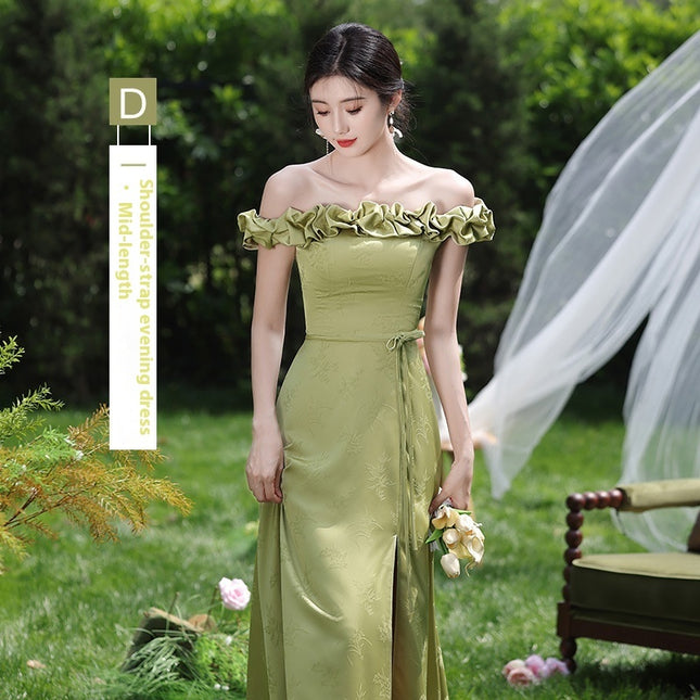 Jadore demure Green Bridesmaid Dress