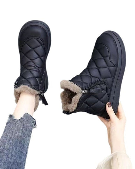 Demure savage Snow Boots For Women Winter New Fleece-lined