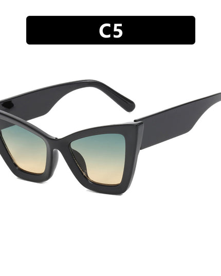 Demure Large Frame Cat Eye  Sunglasses