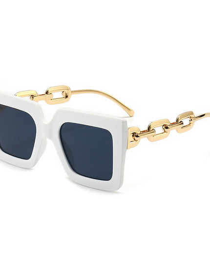 demure Square Chain Sunglasses for women