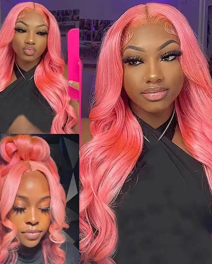 Fashionlu Dumere Front Lace Fashion Wavy Long Curly Hair Women's Wig