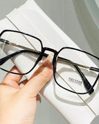 Bright Black Frame / 0 Degrees Plain Anti Blue Ray