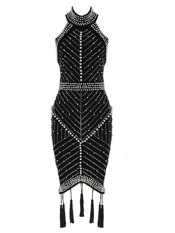 Jadore demure Tassel Dress