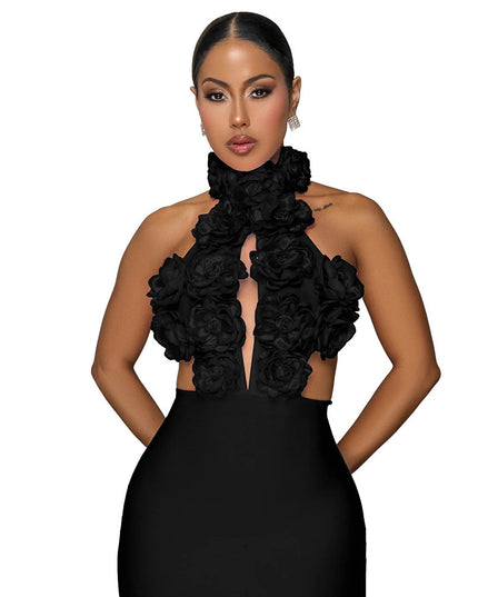 Jadore demure Sexy Halter Evening Dress