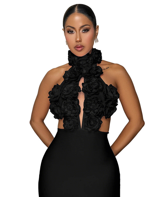 Jadore demure Sexy Halter Evening Dress