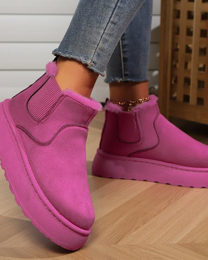 Demure savage Winter Snow Boots Fashion  Thick-soled Cotton