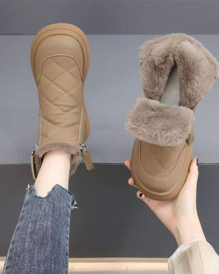 Demure savage Snow Boots For Women Winter New Fleece-lined