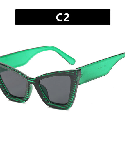 Demure Large Frame Cat Eye  Sunglasses