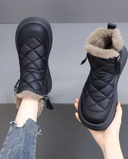 Demure savage Snow Boots For Women Winter New Fleece-lined