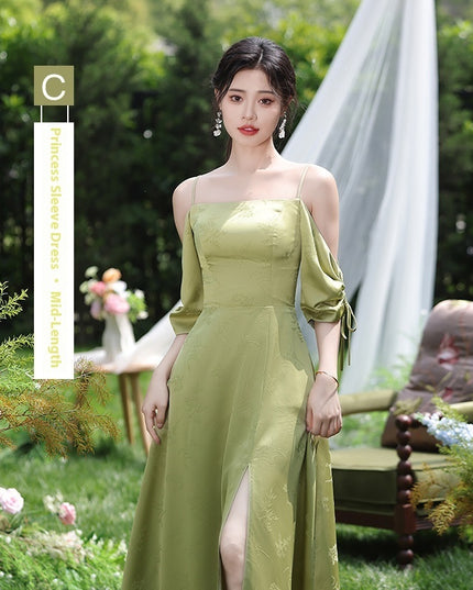 Jadore demure Green Bridesmaid Dress