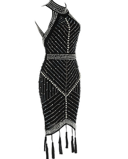 Jadore demure Tassel Dress