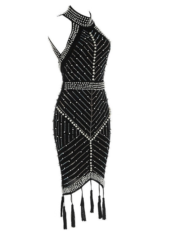 Jadore demure Tassel Dress