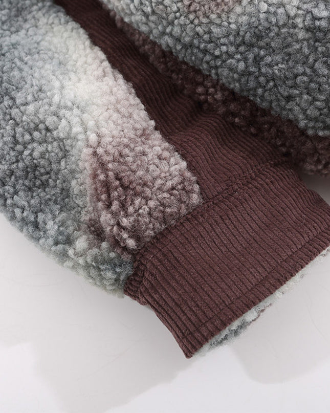 demure Lamb Wool Coat Fashion Men