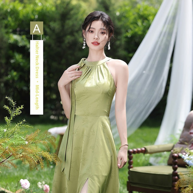 Jadore demure Green Bridesmaid Dress