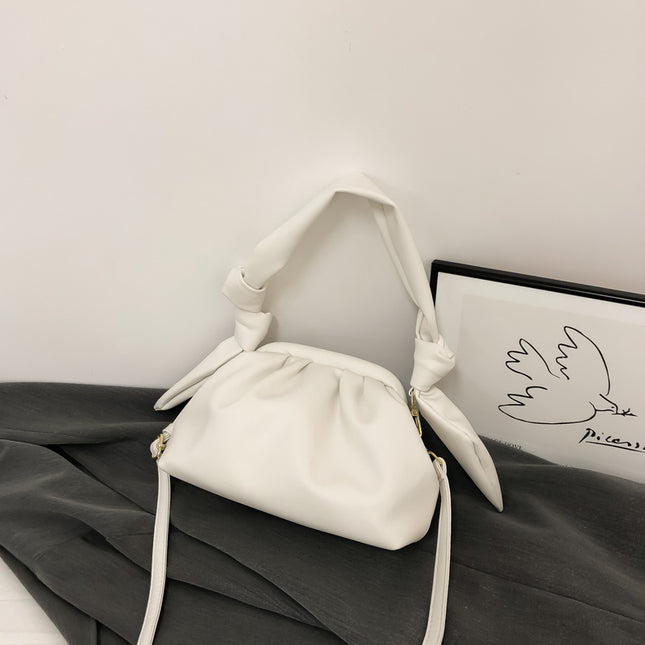 Luxury Demure Hand pleated cloud bag shoulder bag