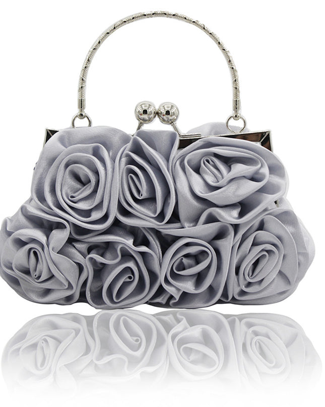 Luxury Demure Hand held rose bag dinner